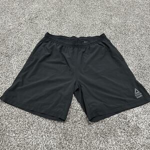 Men's Reebok Crossfit Speedwick Black Athletic Shorts, Large